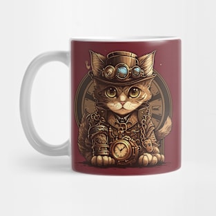 steampunk cat Mug